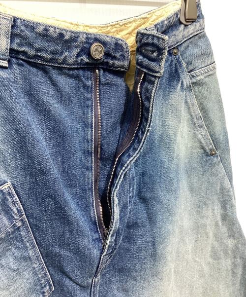 mina perhonen（ミナ ペルホネン）mina perhonen (ミナ ペルホネン) always デニムスカート ブルー サイズ:Ｓの古着・服飾アイテム