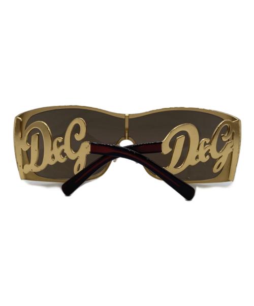 DOLCE & GABBANA（ドルチェ＆ガッバーナ）DOLCE & GABBANA (ドルチェ＆ガッバーナ) サングラス ゴールドの古着・服飾アイテム