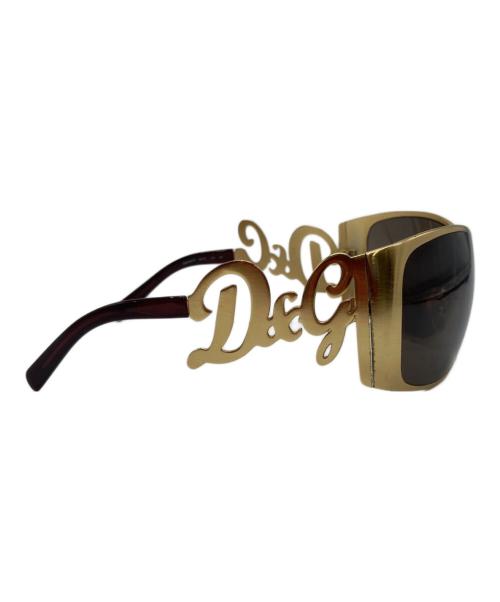 DOLCE & GABBANA（ドルチェ＆ガッバーナ）DOLCE & GABBANA (ドルチェ＆ガッバーナ) サングラス ゴールドの古着・服飾アイテム