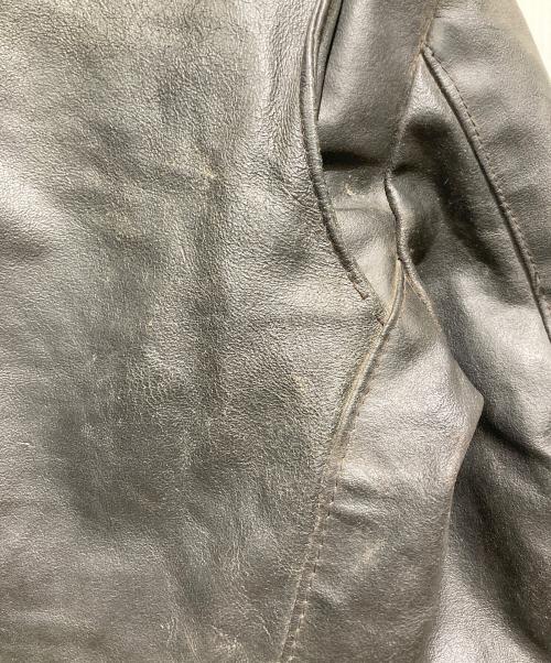 EXCELLED（エクセル）Excelled (エクセル) レザーライダースジャケット ブラック サイズ:Lの古着・服飾アイテム