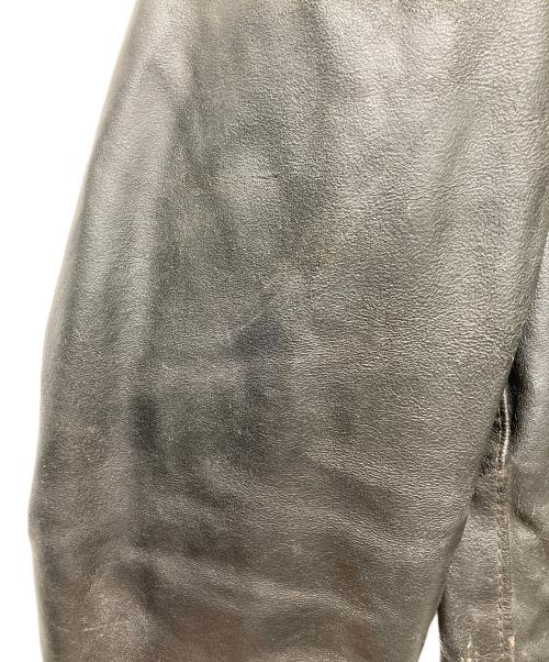EXCELLED（エクセル）Excelled (エクセル) レザーライダースジャケット ブラック サイズ:Lの古着・服飾アイテム