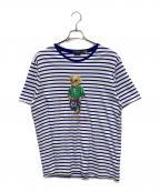 POLO RALPH LAURENポロ・ラルフローレン）の古着「ポロベアプリントTシャツ」｜ブルー