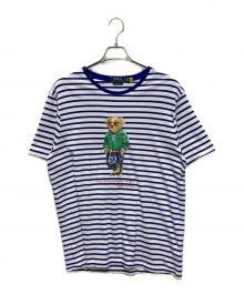 POLO RALPH LAUREN（ポロ・ラルフローレン）の古着「ポロベアプリントTシャツ」｜ブルー