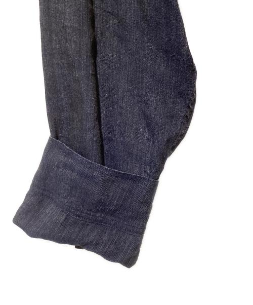 Max Mara WEEK END LINE（マックスマーラ ウイークエンドライン）Max Mara WEEK END LINE (マックスマーラ ウイークエンドライン) リネンアセテートシャツジャケット ネイビー サイズ:Ｓの古着・服飾アイテム