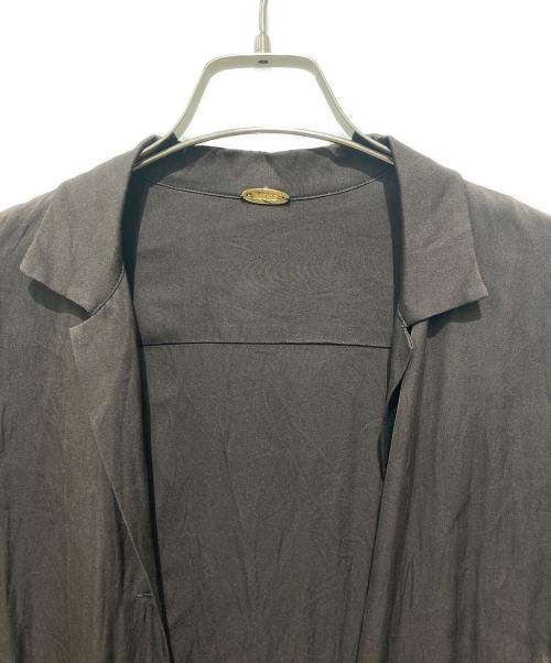 MUSE（ミューズ）MUSE (ミューズ) シルクサテンワンピース ブラウン サイズ:FREEの古着・服飾アイテム