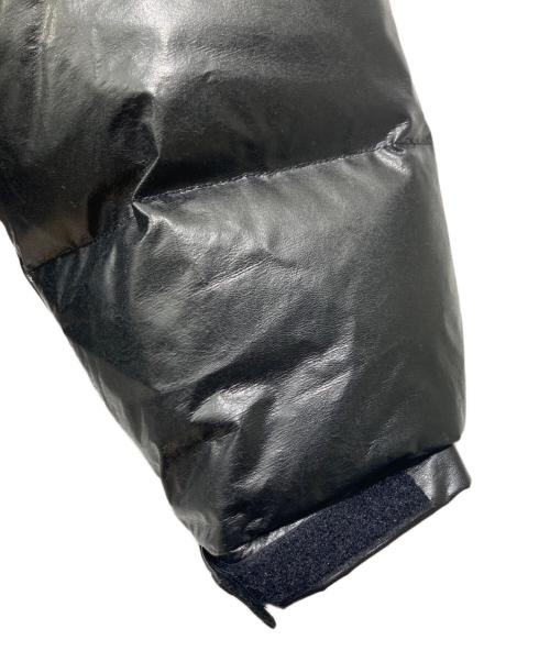 THE NORTH FACE（ザ ノース フェイス）THE NORTH FACE (ザ ノース フェイス) eYe JUNYA WATANABE MAN (アイ ジュンヤワタナベマン) フェイクレザーダウンジャケット ブラック サイズ:Ｌの古着・服飾アイテム