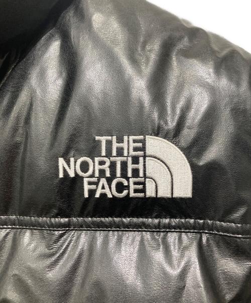 THE NORTH FACE（ザ ノース フェイス）THE NORTH FACE (ザ ノース フェイス) eYe JUNYA WATANABE MAN (アイ ジュンヤワタナベマン) フェイクレザーダウンジャケット ブラック サイズ:Ｌの古着・服飾アイテム