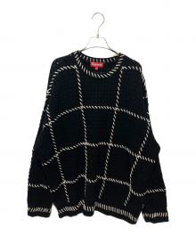 SUPREME（シュプリーム）の古着「23SS Quilt stitch sweater」｜ブラック