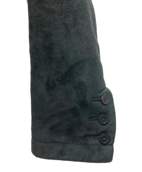 EMPORIO ARMANI（エンポリオ アルマーニ）EMPORIO ARMANI (エンポリオ アルマーニ) ダブルフェイスムートンテーラードジャケット ブラック サイズ:Ｓの古着・服飾アイテム