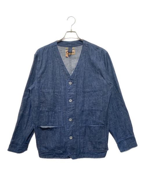 NIGEL CABOURN（ナイジェルケーボン）NIGEL CABOURN (ナイジェルケーボン) カーディガン インディゴ サイズ:52の古着・服飾アイテム