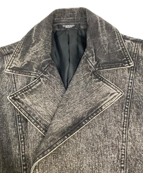 TORNADO MART（トルネードマート）TORNADO MART (トルネードマート) デニムダブルコート グレー サイズ:Mの古着・服飾アイテム