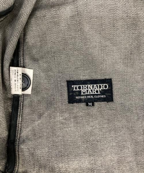 TORNADO MART（トルネードマート）TORNADO MART (トルネードマート) デニムダブルコート グレー サイズ:Mの古着・服飾アイテム
