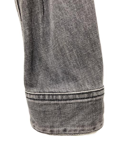 DIESEL（ディーゼル）DIESEL (ディーゼル) 襟ベロアデニムジップジャケット グレー サイズ:Ｓの古着・服飾アイテム