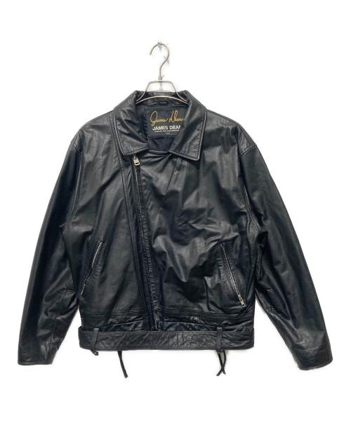 JAMES DEAN（ジェームス・ディーン）JAMES DEAN (ジェームス・ディーン) 80sライダースジャケット ブラック サイズ:FREEの古着・服飾アイテム