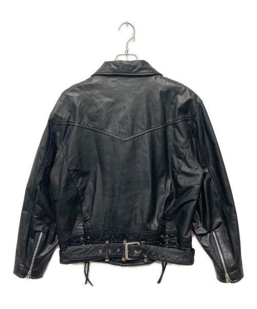 JAMES DEAN（ジェームス・ディーン）JAMES DEAN (ジェームス・ディーン) 80sライダースジャケット ブラック サイズ:FREEの古着・服飾アイテム