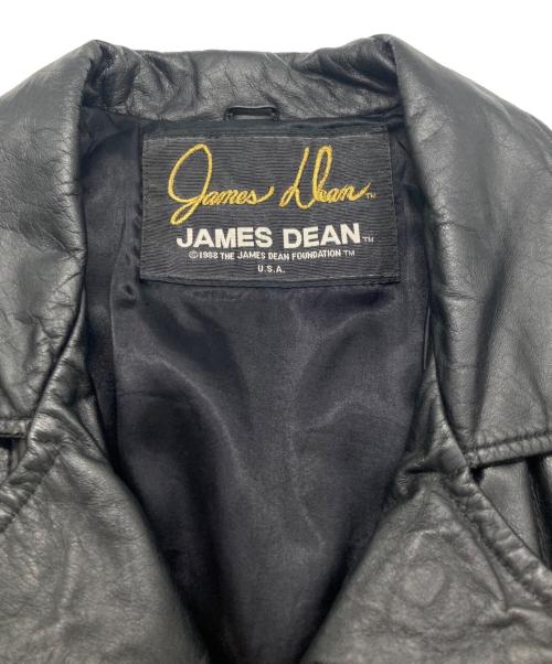 JAMES DEAN（ジェームス・ディーン）JAMES DEAN (ジェームス・ディーン) 80sライダースジャケット ブラック サイズ:FREEの古着・服飾アイテム