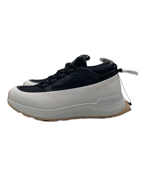 CANADA GOOSE（カナダグース）CANADA GOOSE (カナダグース) グレーシャー トレイル スニーカー ホワイトブラック サイズ:23cmの古着・服飾アイテム