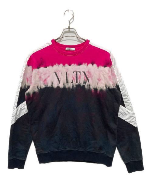 VALENTINO（ヴァレンティノ）VALENTINO (ヴァレンティノ) 総柄スウェット ピンク サイズ:Ｌの古着・服飾アイテム