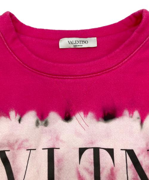 VALENTINO（ヴァレンティノ）VALENTINO (ヴァレンティノ) 総柄スウェット ピンク サイズ:Ｌの古着・服飾アイテム