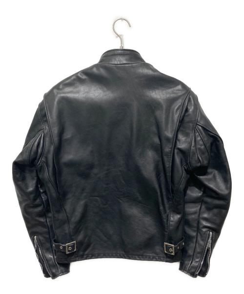 Schott（ショット）Schott (ショット) シングルライダースジャケット ブラック サイズ:Mの古着・服飾アイテム
