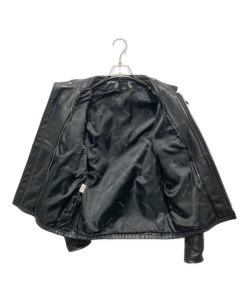 Schott（ショット）Schott (ショット) シングルライダースジャケット ブラック サイズ:Mの古着・服飾アイテム