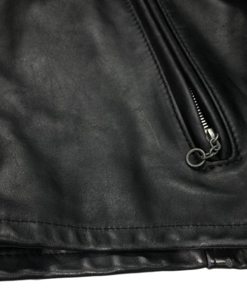 Schott（ショット）Schott (ショット) シングルライダースジャケット ブラック サイズ:Mの古着・服飾アイテム