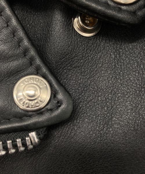 Schott（ショット）Schott (ショット) レザーライダースジャケット ブラック サイズ:Ｌの古着・服飾アイテム