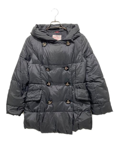Vivienne Westwood RED LABEL（ヴィヴィアンウエストウッドレッドレーベル）Vivienne Westwood RED LABEL (ヴィヴィアンウエストウッドレッドレーベル) ショールカラーダウンジャケット ブラック サイズ:Mの古着・服飾アイテム