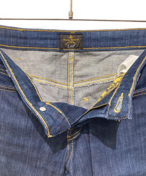 Vivienne Westwood ANGLOMANIA（ヴィヴィアンウエストウッドアングロマニア）VIVIENNE WESTWOOD ANGLOMANIA (ヴィヴィアンウエストウッドアングロマニア) LEE (リー) デニムパンツ ネイビー サイズ:Mの古着・服飾アイテム