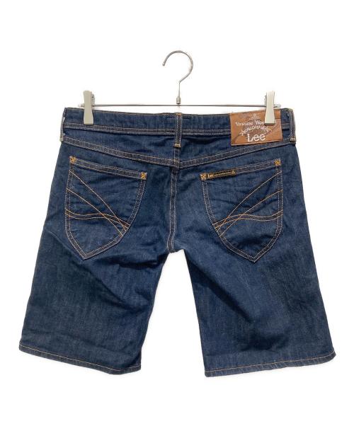 Vivienne Westwood ANGLOMANIA（ヴィヴィアンウエストウッドアングロマニア）Vivienne Westwood ANGLOMANIA (ヴィヴィアンウエストウッドアングロマニア) LEE (リー) デニムショートパンツ ネイビー サイズ:Mの古着・服飾アイテム