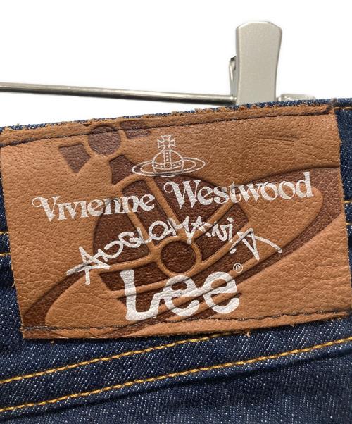 Vivienne Westwood ANGLOMANIA（ヴィヴィアンウエストウッドアングロマニア）Vivienne Westwood ANGLOMANIA (ヴィヴィアンウエストウッドアングロマニア) LEE (リー) デニムショートパンツ ネイビー サイズ:Mの古着・服飾アイテム