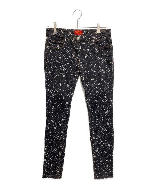 Vivienne Westwood RED LABEL（ヴィヴィアンウエストウッドレッドレーベル）Vivienne Westwood RED LABEL (ヴィヴィアンウエストウッドレッドレーベル) 総柄パンツ ブラック サイズ:Mの古着・服飾アイテム