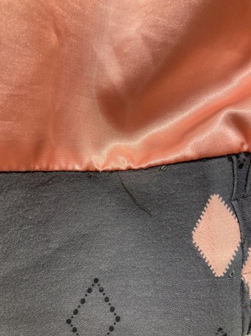 Dry Bones（ドライボーンズ）Dry Bones (ドライボーンズ) アーガイル柄ギャバジンジャケット グレー サイズ:Mの古着・服飾アイテム