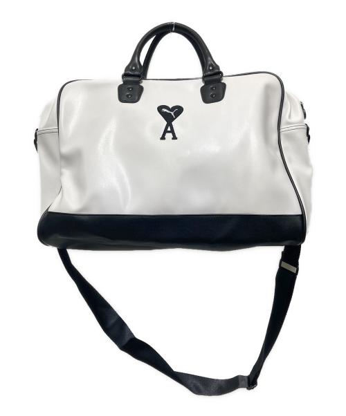 PUMA（プーマ）PUMA (プーマ) AMI (アミ) Grip Bag ブラック×ホワイト 未使用品の古着・服飾アイテム