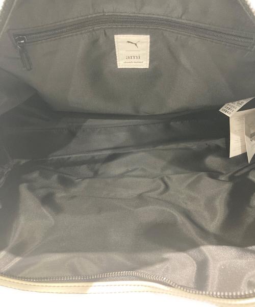 PUMA（プーマ）PUMA (プーマ) AMI (アミ) Grip Bag ブラック×ホワイト 未使用品の古着・服飾アイテム