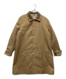 LACOSTE（ラコステ）の古着「襟切替ステンカラーコート」｜ブラウン