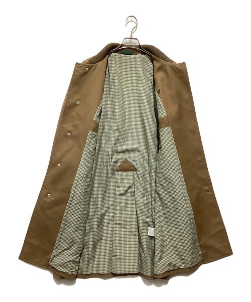 LACOSTE（ラコステ）LACOSTE (ラコステ) 襟切替ステンカラーコート ブラウン サイズ:Mの古着・服飾アイテム