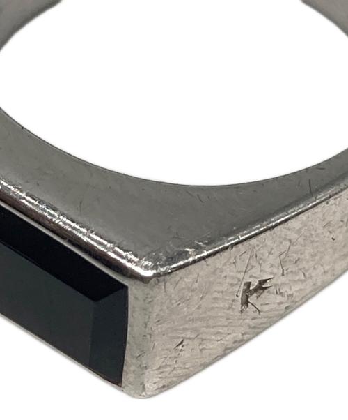 TOM WOOD（トムウッド）TOM WOOD (トムウッド) シグネットリング ブラック サイズ:16号の古着・服飾アイテム