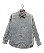 DIESELディーゼル）の古着「ウォッシュ加工スナップボタンシャツ」｜ブルー