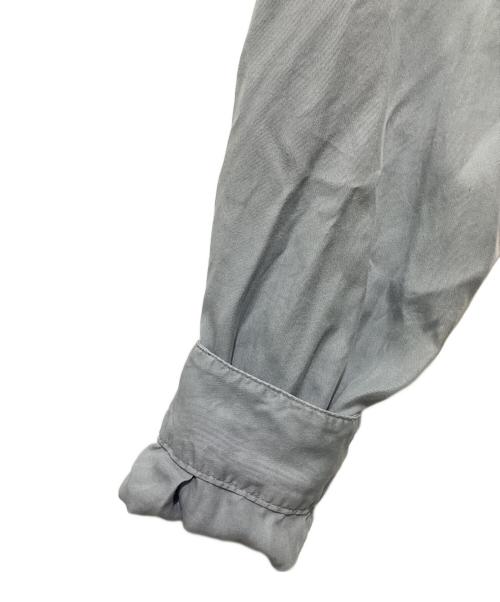 DIESEL（ディーゼル）DIESEL (ディーゼル) ウォッシュ加工スナップボタンシャツ ブルー サイズ:Ｌの古着・服飾アイテム