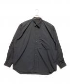 DAIWA PIER39ダイワ ピア39）の古着「TECH REGULAR COLLAR SHIRT L/S」｜ブラック