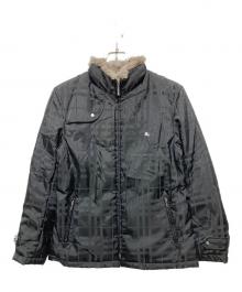 BURBERRY BLACK LABEL（バーバリーブラックレーベル）の古着「ダウンジャケット」｜ブラック