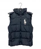 POLO RALPH LAURENポロ・ラルフローレン）の古着「ダウンベスト」｜ブラック