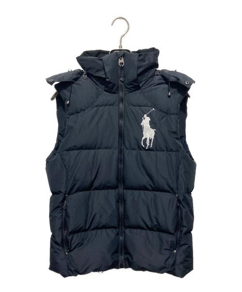 POLO RALPH LAUREN（ポロ・ラルフローレン）POLO RALPH LAUREN (ポロ・ラルフローレン) ダウンベスト ブラック サイズ:Ｓの古着・服飾アイテム