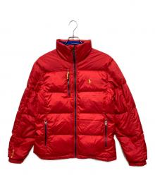 POLO RALPH LAUREN（ポロ・ラルフローレン）の古着「ダウンジャケット」｜レッド