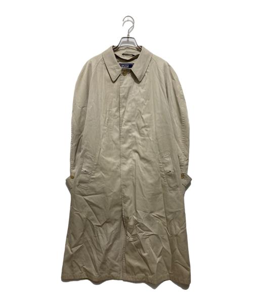 POLO RALPH LAUREN（ポロ・ラルフローレン）POLO RALPH LAUREN (ポロ・ラルフローレン) USED 比翼トレンチコート ベージュ サイズ:Lの古着・服飾アイテム