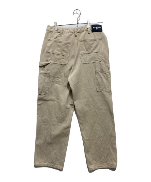 OY（オーワイ）OY (オーワイ) ダブルニーワークパンツ ベージュの古着・服飾アイテム