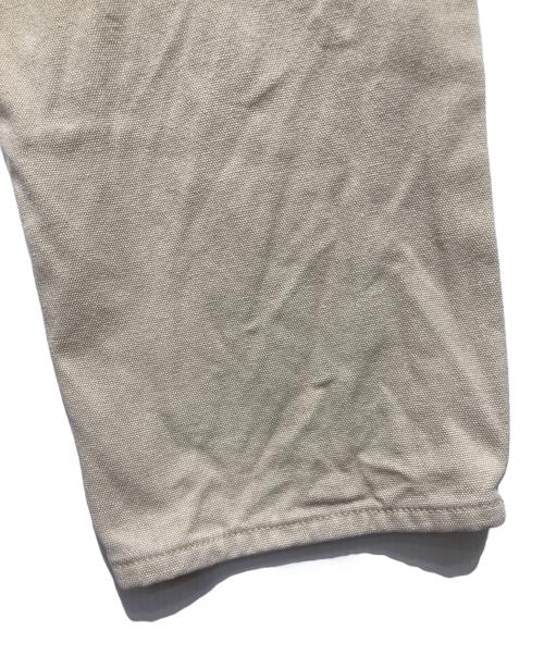 OY（オーワイ）OY (オーワイ) ダブルニーワークパンツ ベージュの古着・服飾アイテム