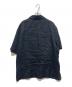 LOEWE (ロエベ) 23SS アナグラムパッチ リネンボーリングシャツ ブラック サイズ:38：27000円