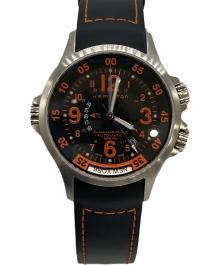 HAMILTON（ハミルトン）の古着「カーキ GMT エアレース」｜ブラック